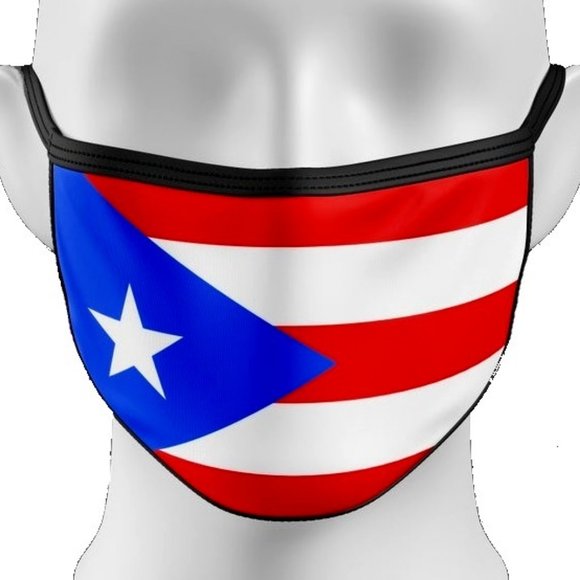 PUERTO RICO FLAG - Face Mask - Picture 1 of 3